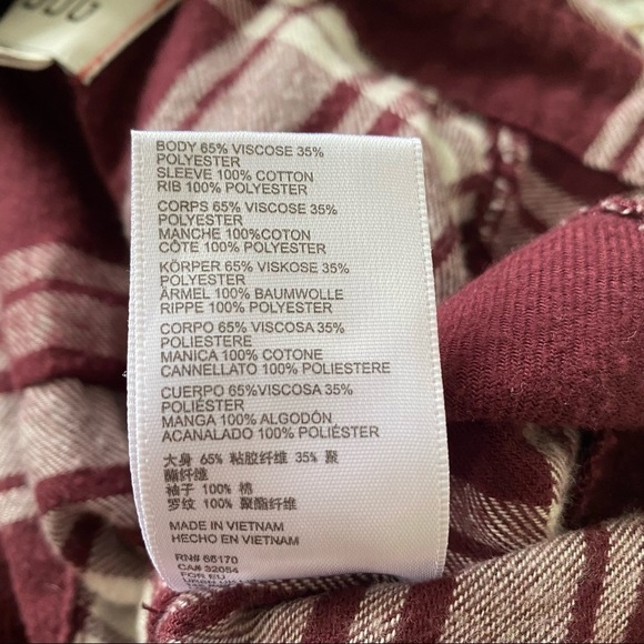 URBAN Outfitters-BDG Flannel/Thermal Button Down Top (Size:Medium) - Picture 6 of 8